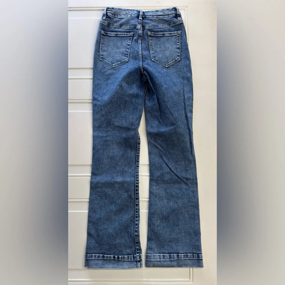 Lovervet by Vervet Women’s Sz 5/27 Bootcut Medium Wash Blue Denim Jeans Stretch - Picture 5 of 5